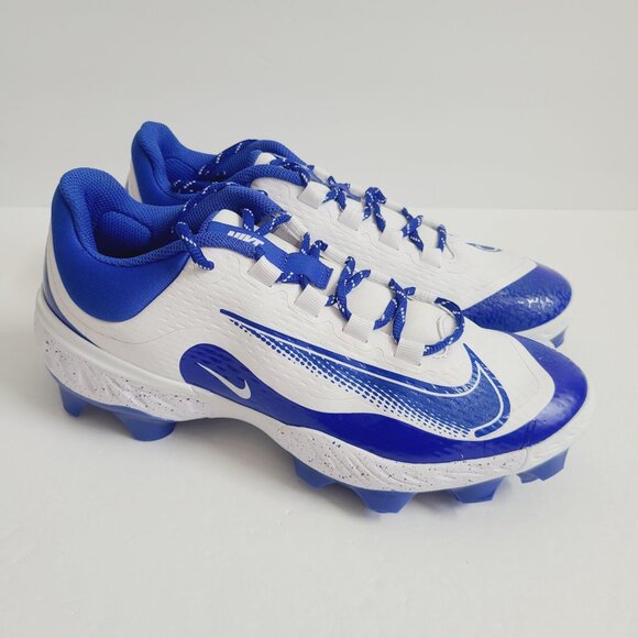 NEW Nike Alpha Huarache Elite 4 Low MCS Baseball Cleats FD6255-106 Size 10 White main image 6